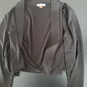 Calvin Klein Black slightly cropped sweater size small